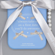 Load image into Gallery viewer, SECOND UNIQUE NAME Ballet Ribbon Case Silver