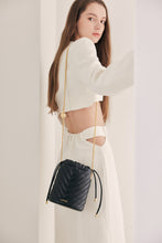 Load image into Gallery viewer, LOEKA Matilda Drawstring Bag Black