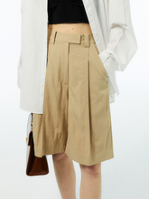Load image into Gallery viewer, EMKM Bermuda Pants Camel