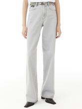 Load image into Gallery viewer, EMKM Signature Semi Wide Denim Pants Light Blue