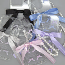 Load image into Gallery viewer, SECOND UNIQUE NAME Ballet Ribbon Clear Case Blue