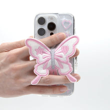 Load image into Gallery viewer, SECOND UNIQUE NAME Clear Patch Butterfly Pink