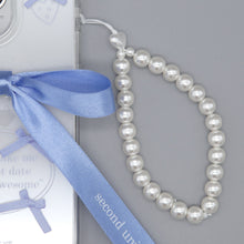 Load image into Gallery viewer, SECOND UNIQUE NAME Ballet Ribbon Clear Case Blue