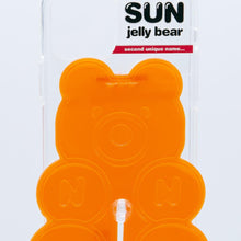 Load image into Gallery viewer, SECOND UNIQUE NAME SUN CASE CLEAR JELLY BEAR ORANGE