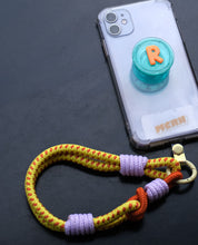 Load image into Gallery viewer, MCRN Finger Tab+Hand Strap Je t'aime Yellow Set