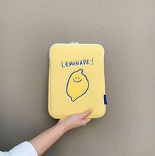 Load image into Gallery viewer, SECOND MORNING iPad Laptop Pouch Lemony