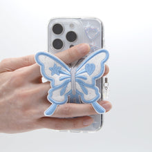 Load image into Gallery viewer, SECOND UNIQUE NAME Clear Patch Butterfly Blue