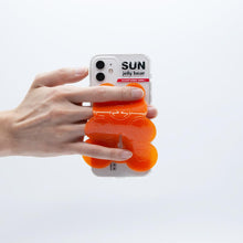 Load image into Gallery viewer, SECOND UNIQUE NAME SUN CASE CLEAR JELLY BEAR ORANGE