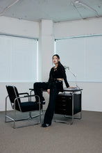 Load image into Gallery viewer, TARGETTO Crochet Bolero Cardigan Black