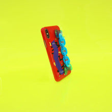 Load image into Gallery viewer, SECOND UNIQUE NAME Sun Case Neon Chain Red