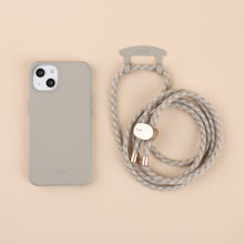 Load image into Gallery viewer, ARNO M2 Oatmeal Cream Phone Case with Rope Strap