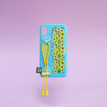 Load image into Gallery viewer, SECOND UNIQUE NAME Sun Case StringGlossy Light Blue Fressia