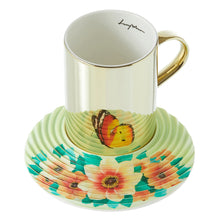Load image into Gallery viewer, LUYCHO On Flowers Series Red&Yellow Butterfly (Tall Cup 350ml)