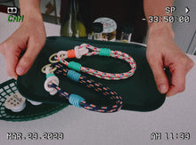 Load image into Gallery viewer, MCRN Finger Tab+Hand Strap Pop Neon Set