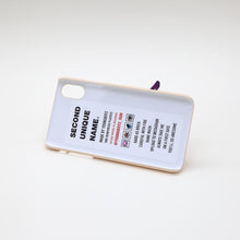 Load image into Gallery viewer, SECOND UNIQUE NAME Sun Case Almond Oil Deep Purple(word)