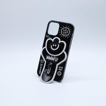Load image into Gallery viewer, SECOND UNIQUE NAME Sun Case Flower Patch Black