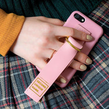 Load image into Gallery viewer, SECOND UNIQUE NAME Sun Leather Case Indian Pink