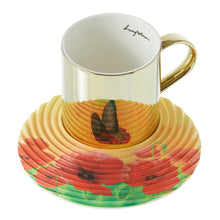 Load image into Gallery viewer, LUYCHO On Flowers Series Black Butterfly (Short Cup 250ml)