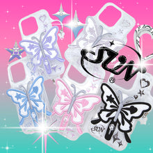 Load image into Gallery viewer, SECOND UNIQUE NAME Clear Patch Butterfly Blue