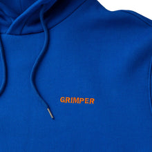 Load image into Gallery viewer, GRIMPER Shyly Heart Hoodie Blue
