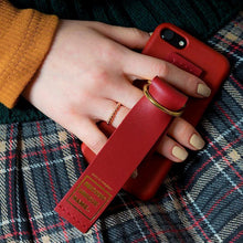 Load image into Gallery viewer, SECOND UNIQUE NAME Sun Leather Case Burgundy