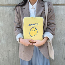 Load image into Gallery viewer, SECOND MORNING iPad Laptop Pouch Lemony