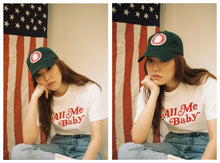 Load image into Gallery viewer, CALLMEBABY CURSIVE LOGO TEE WHITE