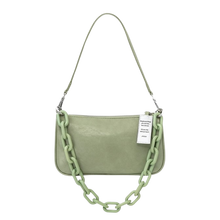 Load image into Gallery viewer, NIEEH Envelope Bag(Leather) Olive (BLACKPINK JENNIE's pick)