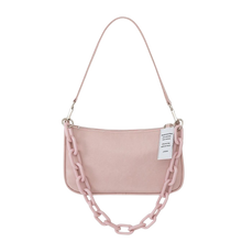 Load image into Gallery viewer, NIEEH Envelope Bag(Leather) Baby Pink
