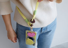 Load image into Gallery viewer, MCRN Finger Tab+Phone Shoulder Strap Long Lemon Set
