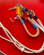 Load image into Gallery viewer, MCRN Finger Tab+Hand Strap Marron Orange Set