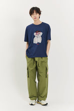 Load image into Gallery viewer, BEYOND CLOSET Rockstar Print T-Shirt Navy