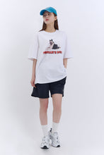 Load image into Gallery viewer, BEYOND CLOSET New Parisian Logo Seersucker Nylon Pants Black