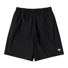 Load image into Gallery viewer, BEYOND CLOSET New Parisian Logo Seersucker Nylon Pants Black