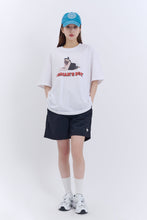 Load image into Gallery viewer, BEYOND CLOSET New Parisian Logo Seersucker Nylon Pants Black