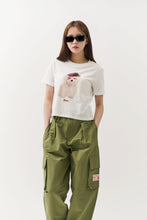 Load image into Gallery viewer, BEYOND CLOSET Women's Edition Rockstar Print T-Shirt White