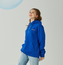 Load image into Gallery viewer, GRIMPER Shyly Heart Hoodie Blue