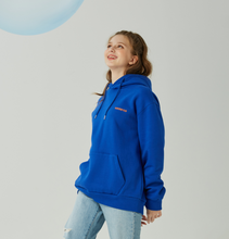 Load image into Gallery viewer, GRIMPER Shyly Heart Hoodie Blue
