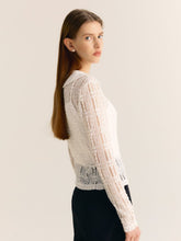 Load image into Gallery viewer, CITYBREEZE Lace Cardigan White