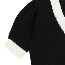 Load image into Gallery viewer, CITYBREEZE Puff Sleeve Cropped Cardigan Black