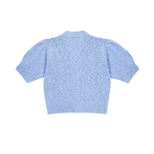 Load image into Gallery viewer, CITYBREEZE Puff Sleeve Cropped Cardigan Blue (IZ*ONE MINJU’s Pick)