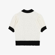 Load image into Gallery viewer, CITYBREEZE Puff Sleeve Cropped Cardigan Ivory