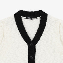 Load image into Gallery viewer, CITYBREEZE Puff Sleeve Cropped Cardigan Ivory