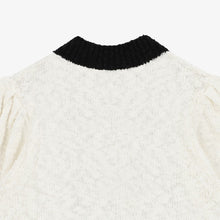 Load image into Gallery viewer, CITYBREEZE Puff Sleeve Cropped Cardigan Ivory
