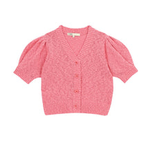 Load image into Gallery viewer, CITYBREEZE Puff Sleeve Cropped Cardigan Pink (IZ*ONE MINJU’s Pick)