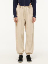 Load image into Gallery viewer, CITYBREEZE Pocket Detail Jogger Pants Light Beige