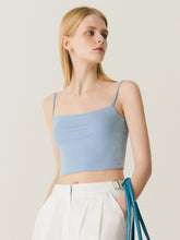 Load image into Gallery viewer, CITYBREEZE Embroidered Logo Top Blue (NewJeans Hanni&#39;s pick)
