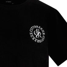 Load image into Gallery viewer, CITYBREEZE Circle Logo Cropped T-shirt Black