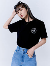 Load image into Gallery viewer, CITYBREEZE Circle Logo Cropped T-shirt Black