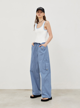 Load image into Gallery viewer, CITYBREEZE Symbol Logo String Swimsuit Ivory